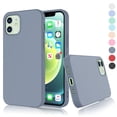 thumbnail image 1 of iPhone 12 Mini Case, Takfox Apple iPhone 12 Mini Basic Case [Frosted] Shockproof Case Liquid Silicone Gel Rubber Soft TPU Anti-slip Bumper Thin Matte Slim Phone Case Covers For iPhone 12 Mini, Grey, 1 of 7