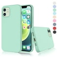 thumbnail image 1 of iPhone 12 Mini Case, Takfox Apple iPhone 12 Mini Basic Case [Frosted] Shockproof Case Liquid Silicone Gel Rubber Soft TPU Anti-slip Bumper Thin Matte Slim Phone Case Covers For iPhone 12 Mini, Green, 1 of 7