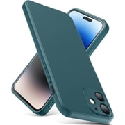 for iPhone 12 Mini Case, Thin Liquid Silicone Case,Shockproof,Slim Thin Phone Case for iPhone 12 Mini, Full Body Screen Camera Protective Cover-Green 2-IP12mini-13