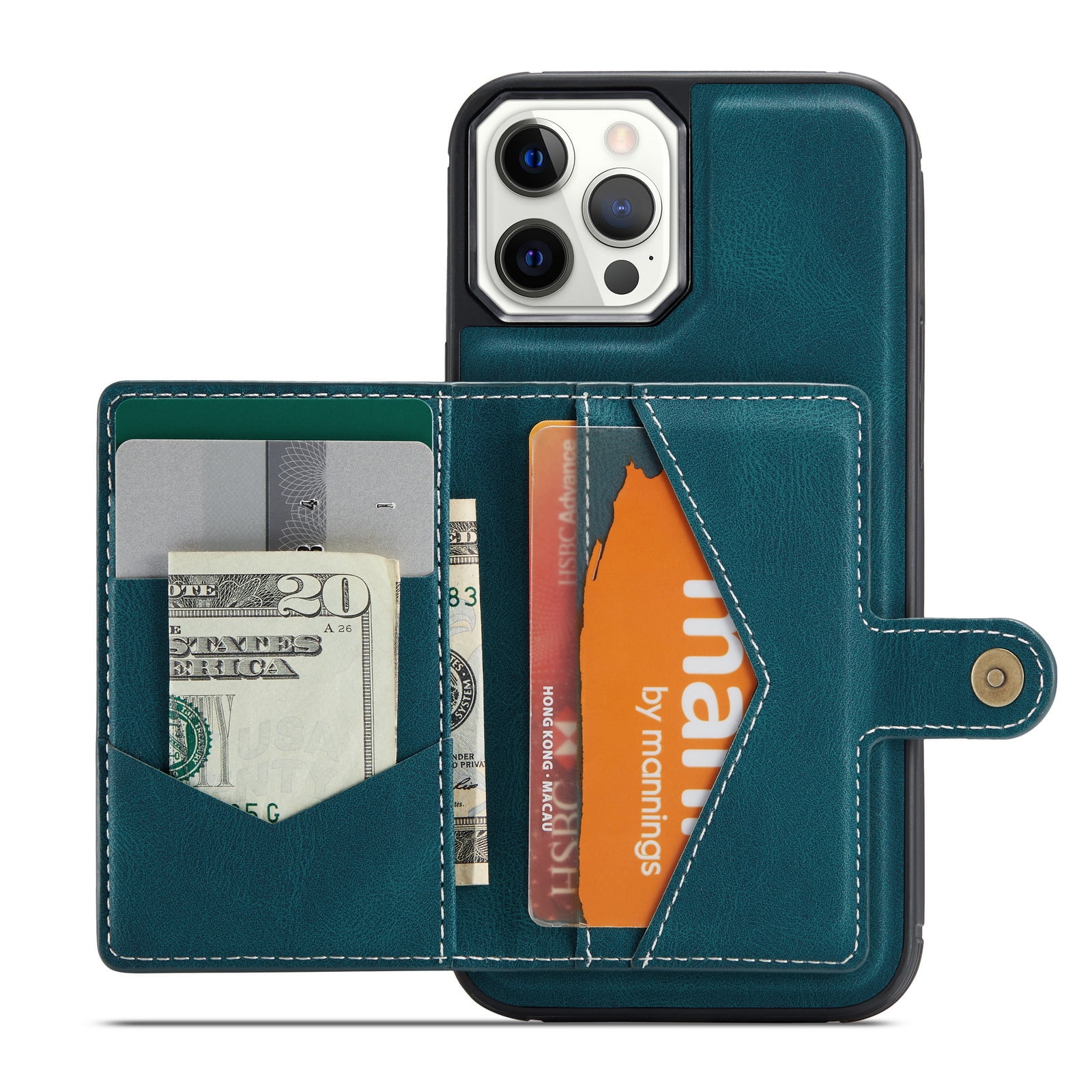 iPhone 12 Mini Case Wallet with Credit Card Holder, Premium