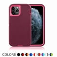 thumbnail image 1 of Entronix Heavy Duty Case Compatible with iPhone 12 Mini, Shockproof Hard Cover, Purple, 1 of 6