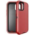 thumbnail image 1 of For iPhone 12 Mini Shockproof Heavy Duty Full Body Protection Hybrid Defender Rugged Case with Holster, 1 of 6