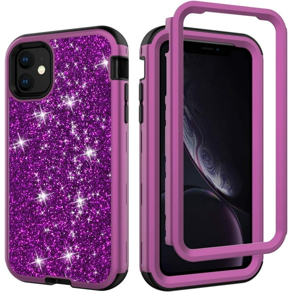 for iPhone 12 Mini Women Girls Glitter Case Luxury Bling Heavy Duty Dual Layer Tough Rugged Reinforced Corners TPU Cushion Case Scratch Proof Case for iPhone 12 Mini 5.4" Teal