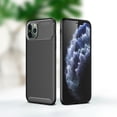 thumbnail image 1 of for iPhone 12 Pro / 12 6.1" Case Carbon Fiber Patterned, Military-Grade Drop Protection Cover, Slim Shockproof TPU Rubber for iPhone 12 Pro / 12 6.1" Anti-Scratch,Supports Wireless Charging,Black, 1 of 9