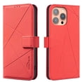 thumbnail image 1 of For iPhone 12 Pro / 12 6.1" Wallet Phone Case,RFID Blocking Card Slots Holder Premium PU Leather,Flip Folio Kickstand,Line Embossing Designing,Magnetic Closure,Shockproof Anti-fall Phoe Case,Red, 1 of 8