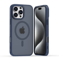 for iPhone 12 Pro / 12 Case, Compatible with MagSafe, Luxury Magnetic Translucent Matte Ultra Slim Protective Military-Grade Drop Protection Lightweight Phone Cover for iPhone 12 Pro / 12, Blue