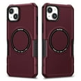thumbnail image 1 of for iPhone 12 Pro/12 Case, Military Grade Drop Protection,Skin-Friendly Compatible with MagSafe Silicone & PC Double Layer Protection Shockproof Cover For iPhone 12/12 Pro, winered, 1 of 11