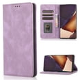 thumbnail image 1 of for iPhone 12 Pro/12 Case, PU Leather Case, Vintage Wallet Case Book Folding Flip Case with Kickstand Card Holders Slots Magnetic Closure Protective Cover for iPhone 12 Pro/12, Purple, 1 of 8