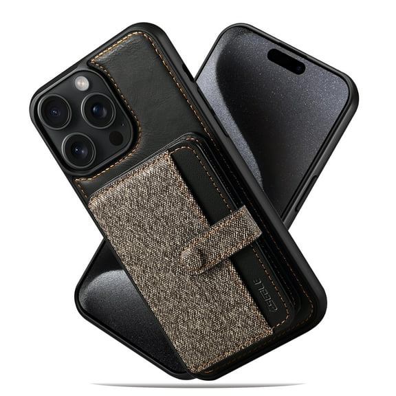 for iPhone 12 Pro / 12 Wallet Case with ID Card Holder [RFID Blocking] Premium PU Leather Kickstand Magnetic Clasp Shockproof Back Flip Credit Card Slots Phone Case For iPhone 12 Pro / 12,Gray