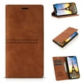 thumbnail image 1 of iPhone 12 & 12 Pro Case with Card Cash Holder, Allytech Premium PU Leather Wallet Purse Case with Book Style Folio Flip Stand Magnetic Case Compatible with iPhone 12 & 12 Pro (6.1" 2020), Brown, 1 of 7