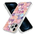 thumbnail image 1 of iPhone 12 Pro / iPhone 12 Case, Rosebono Bling Glitter Sparkle Hexagon Marble Graphic Fashion Cute Colorful Skin Cover Shockproof Case for iPhone 12 / 12 Pro, 1 of 4