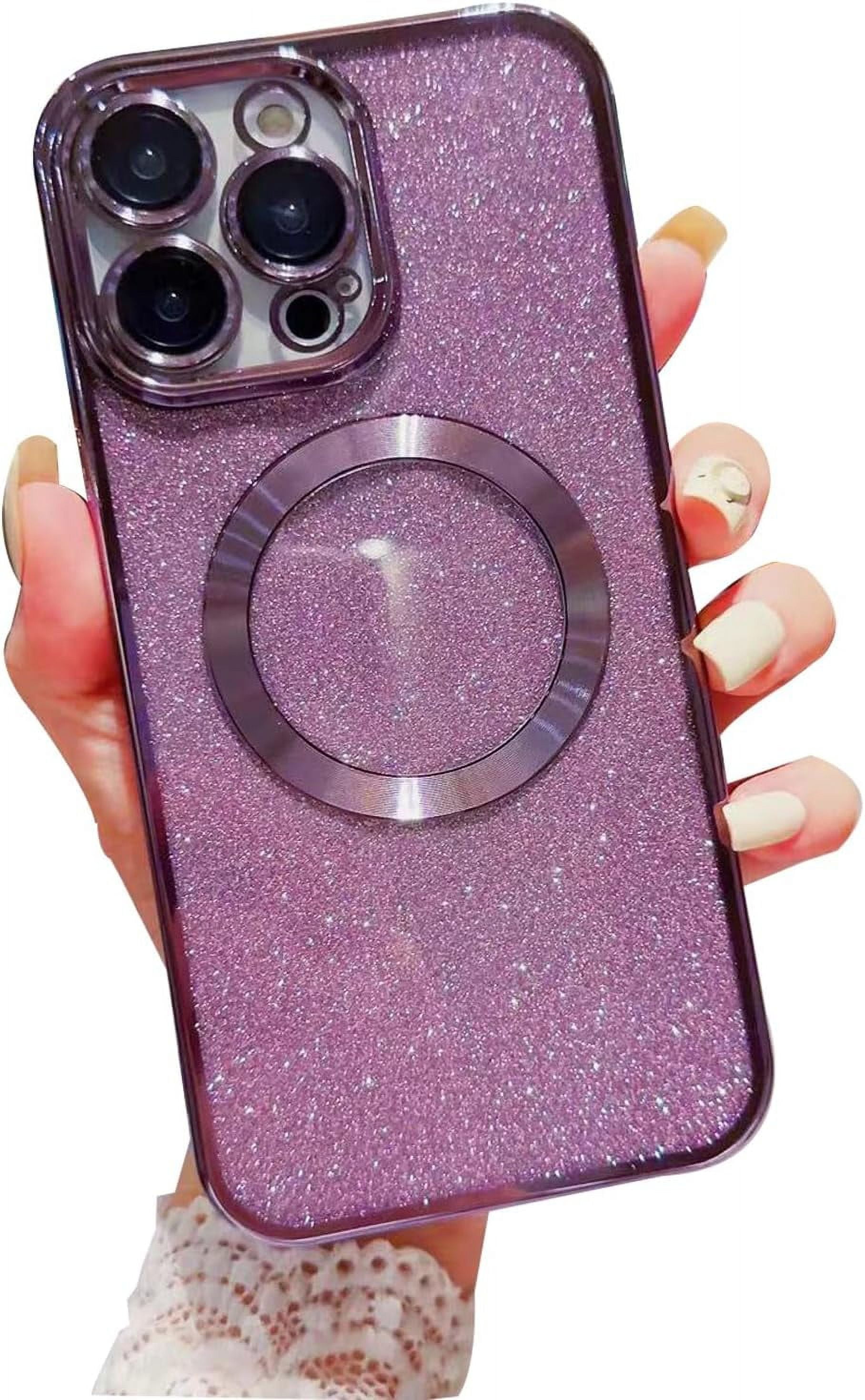 for iPhone 12 Pro Case ，Full Protection Glitter Case with