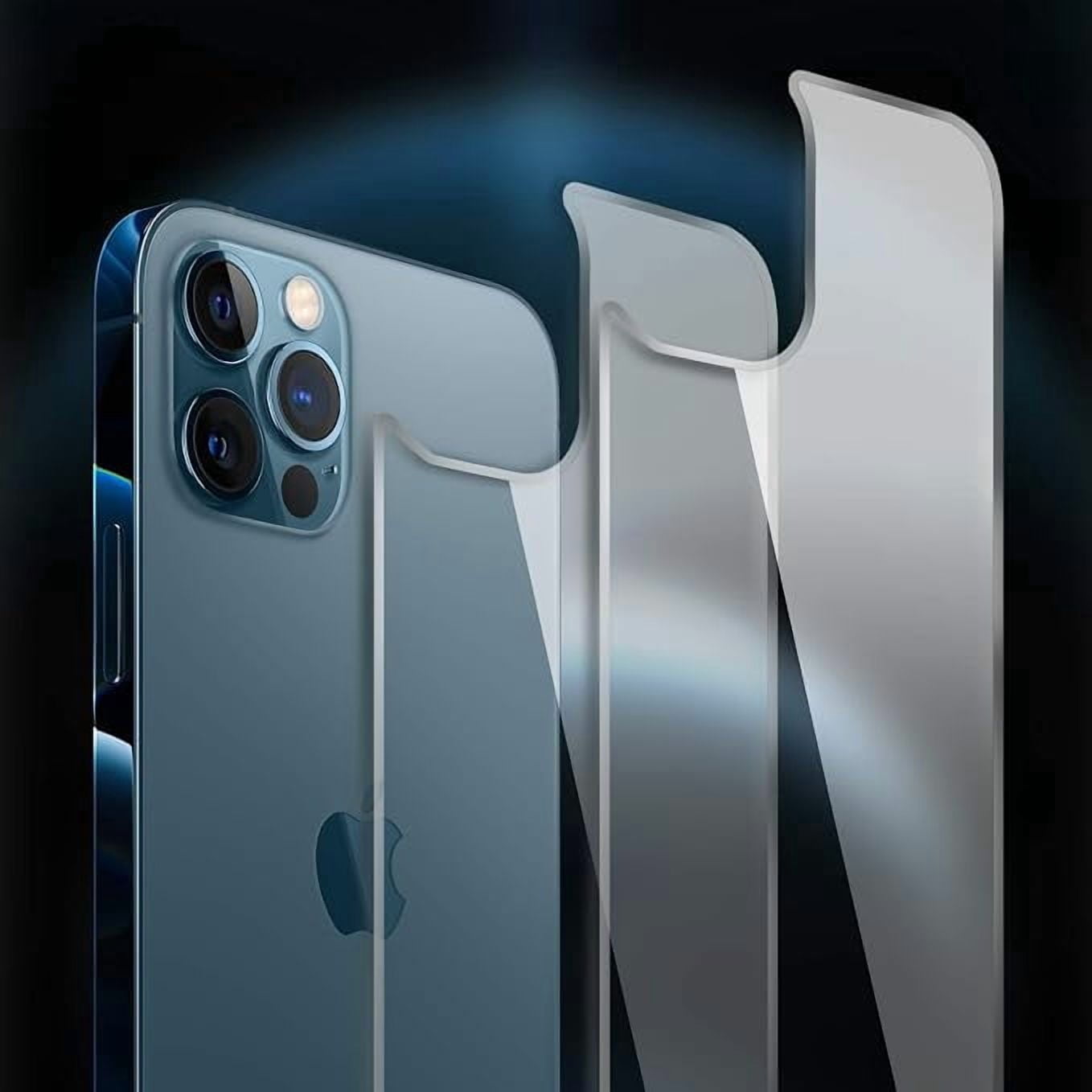 for iPhone 12 Pro Max Back Glass Protector [2-Pack], iPhone 12 Pro Max ...