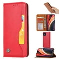 thumbnail image 1 of iPhone 12 Pro Max Case 6.7", Allytech Premium PU Leather Kickstand Feature Cards Pockets Full Protective Defender Book Style Wallet Case Cover for Apple iPhone 12 Pro Max 6.7", Red, 1 of 1