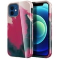 thumbnail image 1 of iPhone 12 Pro Max Case 6.7 Inch, Fashion Case with Tempered Glass Screen Protector - Hard Plastic/Durable Silicone Back Cover Slim Lightweight Case Shockproof Protective Case (Pink Color Gradient), 1 of 6