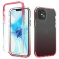 thumbnail image 1 of iPhone 12 Pro Max Case (6.7"), Rosebono Full-Body Rugged Ultra Transparency Hybrid Protective Case With Built-in Screen Protector for iPhone 12 Pro Max (Red), 1 of 5