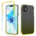 thumbnail image 1 of iPhone 12 Pro Max Case (6.7"), Rosebono Full-Body Rugged Ultra Transparency Hybrid Protective Case With Built-in Screen Protector for iPhone 12 Pro Max (Yellow), 1 of 5