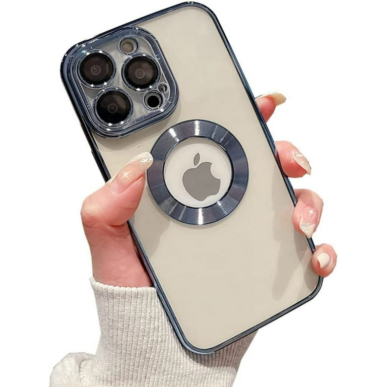 UEEBAI Funda Para IPhone 12 Pro MAX 6.7 Pulgadas,Ultra Delgada Silicona Líquida Teléfono Caso Soporte Giratorio Soporte De Anillo Soporte Magnético De Gel De Goma TPU Parachoques Cubierta - Negro