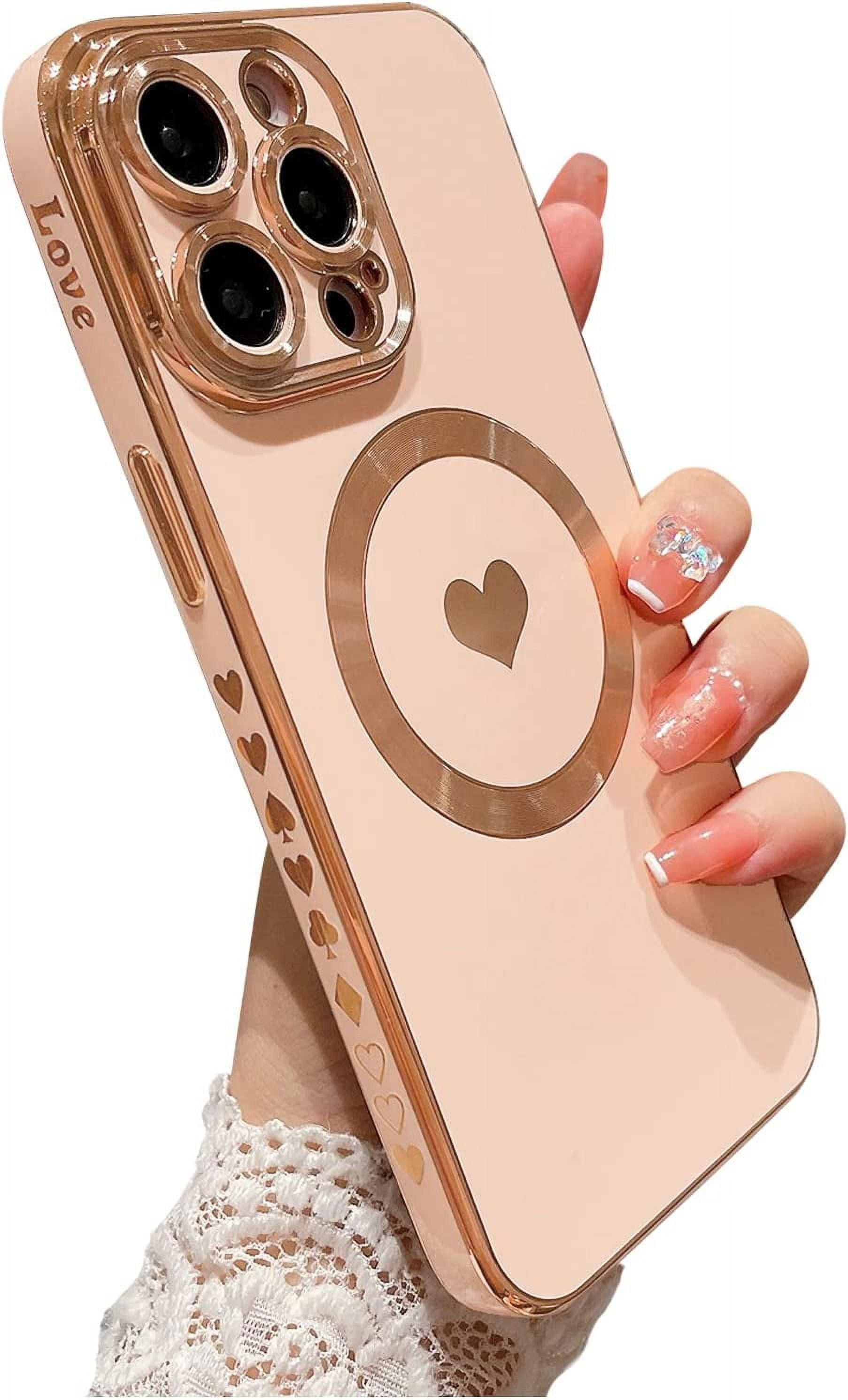 for iPhone 12 Pro Max Case Compatible with MagSafe, Luxury Love