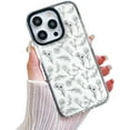 thumbnail image 1 of for iPhone 12 Pro Max Case,Cute Clear Silicone Black Flowers,for Women Girls,Anti-Slip and Anti-Scratch Phone Case,(Compatible with iPhone 12 Pro Max - Black), 1 of 13
