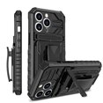 thumbnail image 1 of for iPhone 12 Pro Max Case - Heavy Duty Phone Holster with Belt Clip | with Kickstand | Shockproof, Dual Layer Protective | Drop Protection Hybrid Case for iPhone 12 Pro Max | Black, 1 of 12