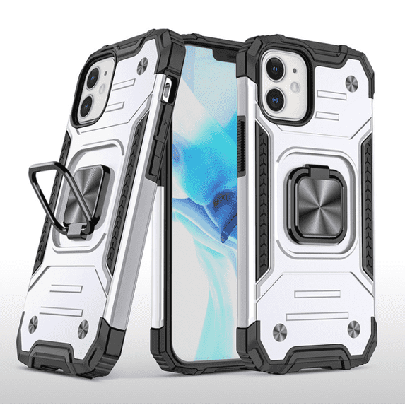 iPhone 12 Pro Max Case - Heavy-Duty, Ring Holder