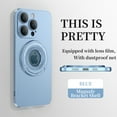thumbnail image 1 of for iPhone 12 Pro Max Case with Invisible Magnetic Ring Stand, Compatible with Magsafe, Military-Grade Drop Protection, Frosted Back, Slim Fit for iPhone 12 Pro Max Phone Case 6.7", Blue, 1 of 10