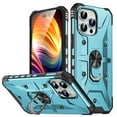 thumbnail image 1 of for iPhone 12 Pro Max Case with Invisible Ring Stand, Military Grade Drop Protection Support Car Mount Holder, Heavy Duty Shockproof Phone Cover for iPhone 12 Pro Max, Light Blue, 1 of 8