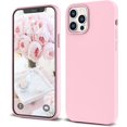 thumbnail image 1 of iPhone 12 Pro Max Case Lovely Pink, Liquid Silicone Slim Protective, Shockproof Phone Case Cover, Soft Anti-Scratch Microfiber Lining, Matte Pastel Baby Pink Cute 6.7 inch 12PM - Lovely Pink, 1 of 5
