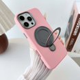 thumbnail image 1 of For iPhone 12 Pro Max Case, Magnetic Back Cover Compatible with Magsafe Shockproof Drop Protection Anti-Scratch Ring Holder Kickstand Slim Bumper Rugged Phone Case for Apple iPhone 12 Pro Max,Pink, 1 of 5