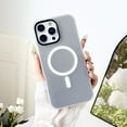 thumbnail image 1 of for iPhone 12 Pro Max Case, Magnetic Compatible with Magsafe Charger Phone Case, Thin Slim Wireless Charging Matte TPU Soft Rubber Gel Shockproof Protective Cover for Women Men, Black, 1 of 8