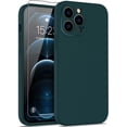 thumbnail image 1 of for iPhone 12 Pro Max Case with Screen Protector,Complete Protection with Enhanced Camera Lens Cover,Soft Silicone Protective Phone Case for iPhone 12 Pro Max 6.7",Pine Green, 1 of 13