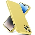 thumbnail image 1 of for iPhone 12 Pro Max Case, Thin Liquid Silicone Case,Shockproof,Slim Thin Phone Case for iPhone 12 Pro Max,Full Body Screen Camera Protective Cover-Yellow 2-IP12pm-10, 1 of 14