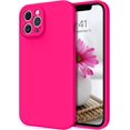 thumbnail image 1 of iPhone 12 Pro Max Case, iPhone 12 Pro Max Liquid Silicone Case with Full Camera Lens Protection Microfiber Lining Protective Phone Cases Cover for iPhone 12 Pro Max 6. 7 inch, Hot Pink, 1 of 8