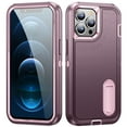 thumbnail image 1 of for iPhone 12 Pro Max Case, iPhone 12 Pro Max Phone Case with Built in Kickstand, Shockproof/Dustproof/Drop Proof Heavy Duty Military-Grade Rugged Protective Cover for iPhone 12 Pro Max,Purple, 1 of 9
