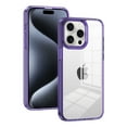 thumbnail image 1 of for iPhone 12 Pro Max Crystal Clear Case [Anti-Yellowing] Anti-Scratch Transparent Hard Back and Flexible Edge [Military Grade Drop Protection] Shockproof Phone Cover for iPhone 12 Pro Max, Darkpurple, 1 of 8