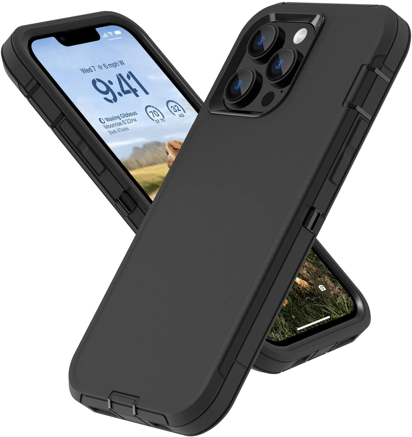 iPhone 12 Pro Max Heavy Duty Case {Shock Proof Case with 3 Layer Rubber
