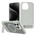 thumbnail image 1 of for iPhone 12 Pro Max Honeycomb Heat Dissipation Case, Plain Strong Magsafe Kickstand Back Case Anti-Scratch Lightweight Shockproof Ultra Slim Protective for iPhone 12 Pro Max, Silver, 1 of 8