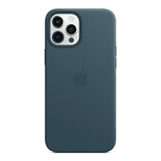 Open Box iPhone 12 Pro Max Leather Case with MagSafe - Baltic Blue
