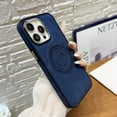 thumbnail image 1 of for iPhone 12 Pro Max Magnetic Case Compatible with MagSafe, Slim Cute Cat Pattern PU Leather Non-Slip Grip TPU Bumper Shockproof Anti-Scratch Protective Phone Cover for iPhone 12 Pro Max, Blue, 1 of 10