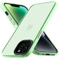 thumbnail image 1 of for iPhone 12 Pro Max Phone Case, Shockproof for Phone 12 Pro Max Case,  Grade Drop Protection, Protective Hard Back Slim Translucent Case for iPhone 12Pro Max 6.7'', Pale Green, 1 of 12