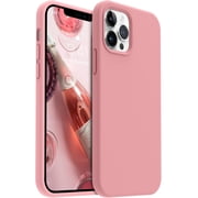 iPhone 12 Pro Max Phone Case, [Soft Anti-Scratch Microfiber Lining], Liquid Silicone Case Gel Rubber Full Body Protection Shockproof Drop Protection Case, 6.7 inch (Tender Pink)