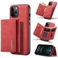 thumbnail image 1 of iPhone 12 Pro Max Wallet Case with Card Holder,Cover for iPhone 12 Pro Max 6.7" 2020, Allytech PU Leather Dustproof Kickstand Double Magnetic Clasp Removable Purse Cover for iPhone 12 Pro Max, Red, 1 of 10