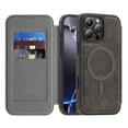 thumbnail image 1 of for iPhone 12 Pro Max Wallet Case, Compatible with MagSafe, Support Wireless Charging, Slim Fit Premium PU Leather Flip Folio Cover with Card Slots Case Wallet for iPhone 12 Pro Max - Gray, 1 of 8