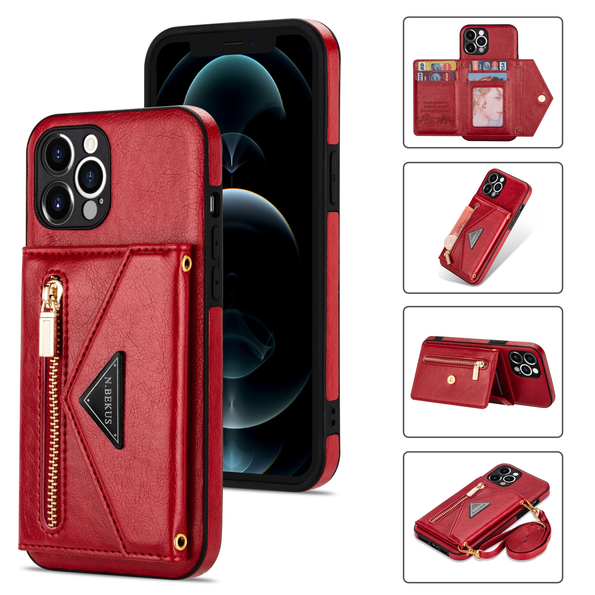 Custodia ZTE Nubia Flip Custodia Pelle PU Per ZTE Nubia Flip 2/Libero Flip2 - Rosso Elegante Custodia Pelle Pu Zte Libero Flip2 - Foto 12