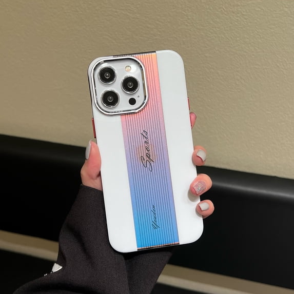 for iPhone 12 Pro Soft TPU Case, Luxury Ultra Slim Shock-resistance Anti-fingerprint Lightweight PU Leather Texture Outside + Glitter Inner Phone Case Cover for iPhone 12 Pro, White