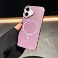 thumbnail image 1 of For iPhone 12 Pro / iPhone 12 Magnetic Case, Compatible with Magsafe Slim Fit Anti-Scratch Drop Protection Bumper Rugged Hard PC Back Cover Phone Case for Apple iPhone 12 Pro / 12 6.1", Purple, 1 of 7
