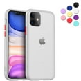 thumbnail image 1 of Entronix Shockproof Matte Case Designed for iPhone 12 Pro with Soft TPU Bumper, Slim Case Clear, 1 of 5