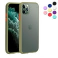 thumbnail image 1 of Entronix Shockproof Matte Case Designed for iPhone 12 Pro, with Soft TPU Bumper, Slim Case Green, 1 of 5