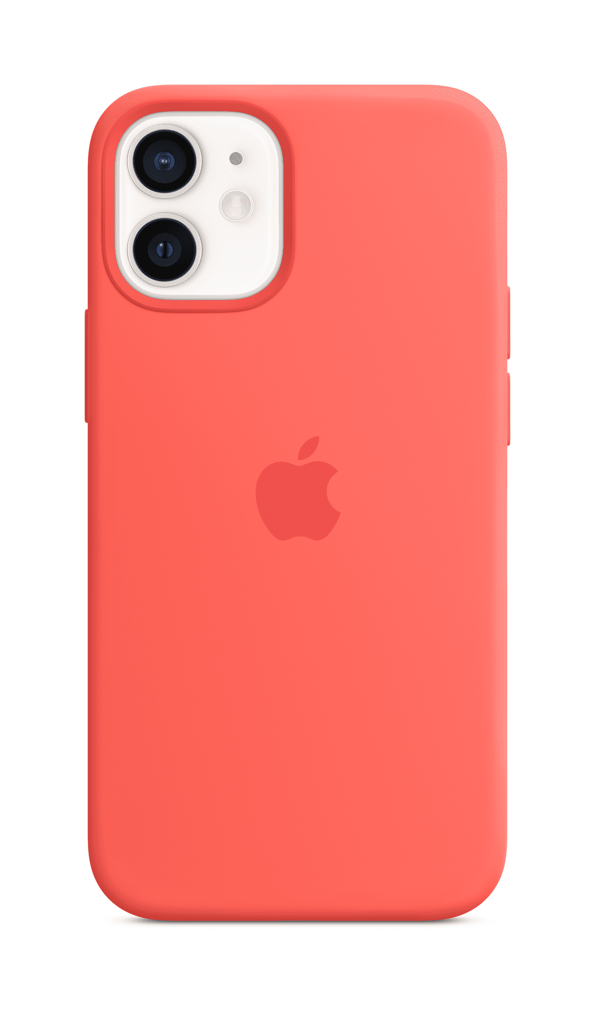 iPhone 12 mini Silicone Case with MagSafe - Pink Citrus 